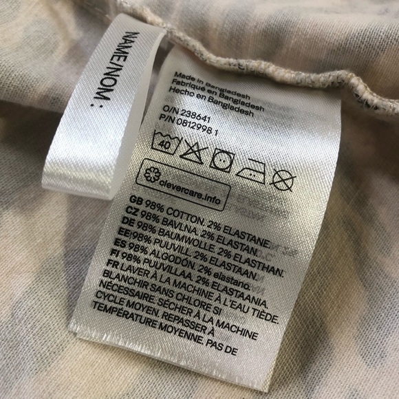 Karolina Kijak for H&M zebra print denim jacket off-white dark grey 13-14Y - Picture 7 of 8